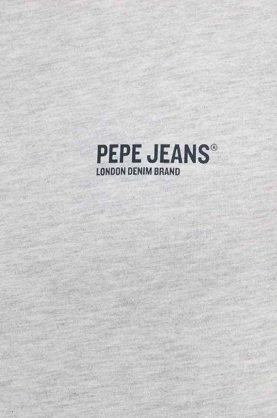 Хлопковая футболка Pepe Jeans SAM TEE серый PM509433