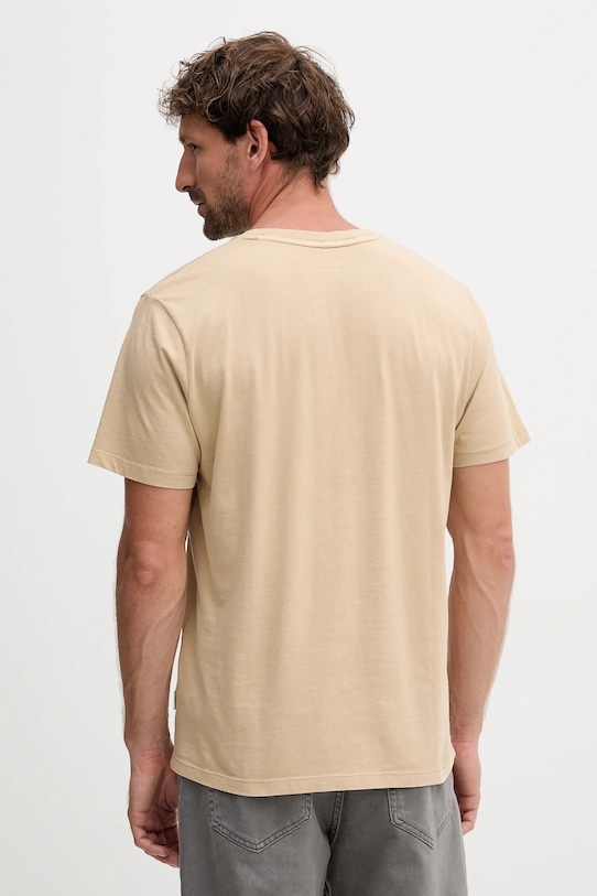 Pepe Jeans tricou din bumbac ANDER PM509621 bej AW24