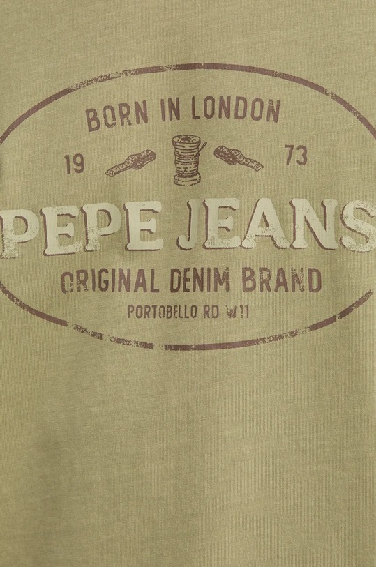 Bavlněné tričko Pepe Jeans ANDER PM509621 zelená