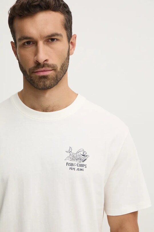 Pepe Jeans t-shirt SUAN TEE bianco PM509624