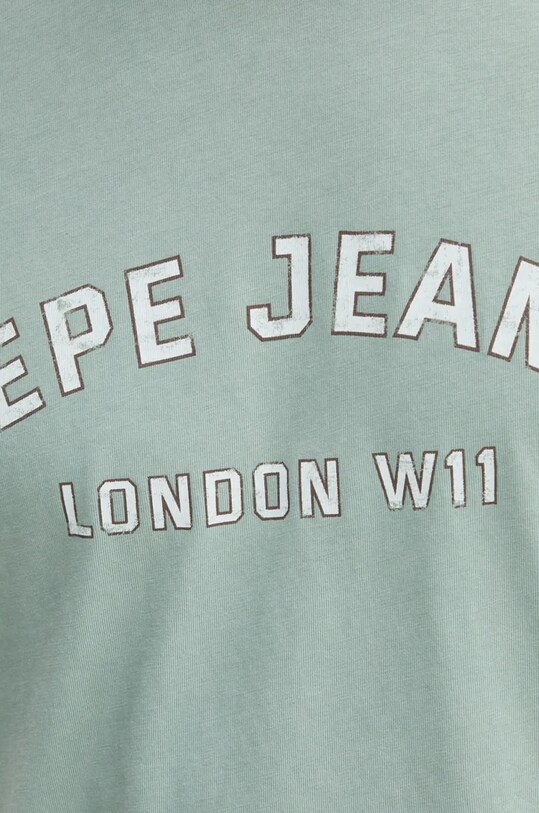Хлопковая футболка Pepe Jeans ALDRIDGE зелёный PM509628