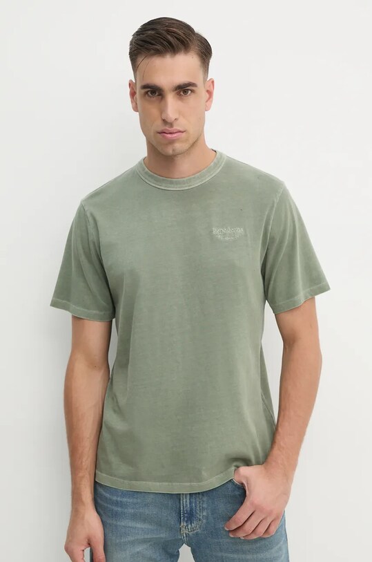 Хлопковая футболка Pepe Jeans ARIS regular зелёный PM509630