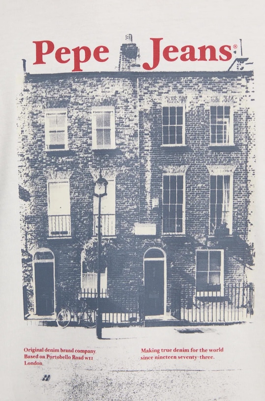 Бавовняна футболка Pepe Jeans SOREN TEE PM509635 білий