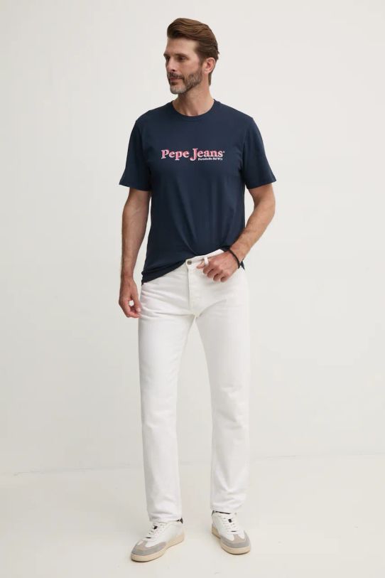 Pepe Jeans t-shirt SOMERS TEE PM509649 granatowy AW24