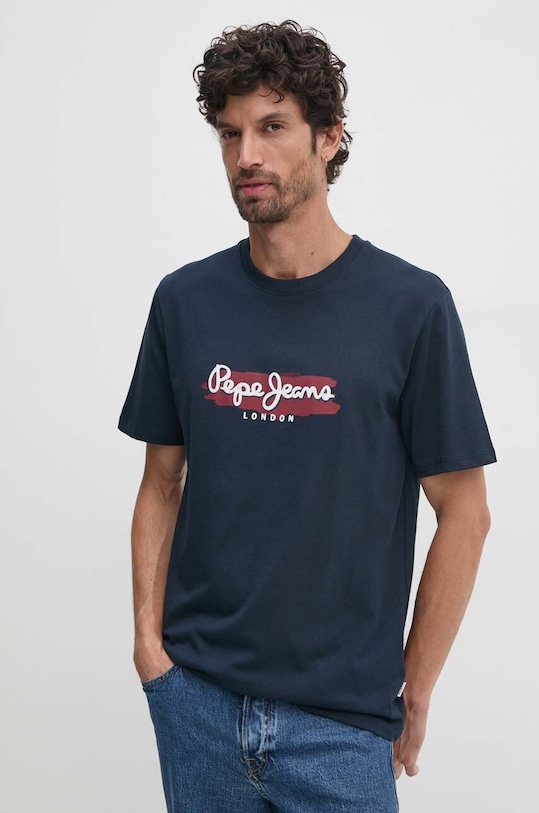 Pepe Jeans t-shirt ARSHAM regular granatowy PM509713