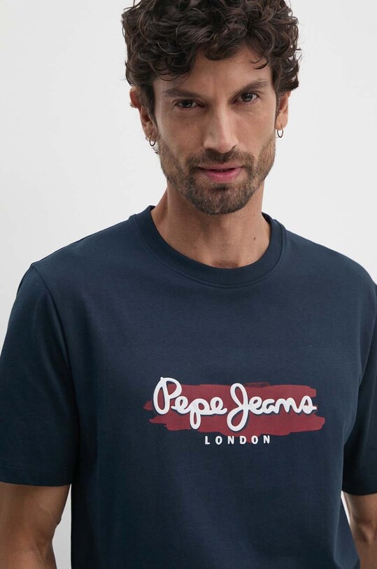 Îmbrăcăminte Pepe Jeans tricou ARSHAM PM509713 bleumarin