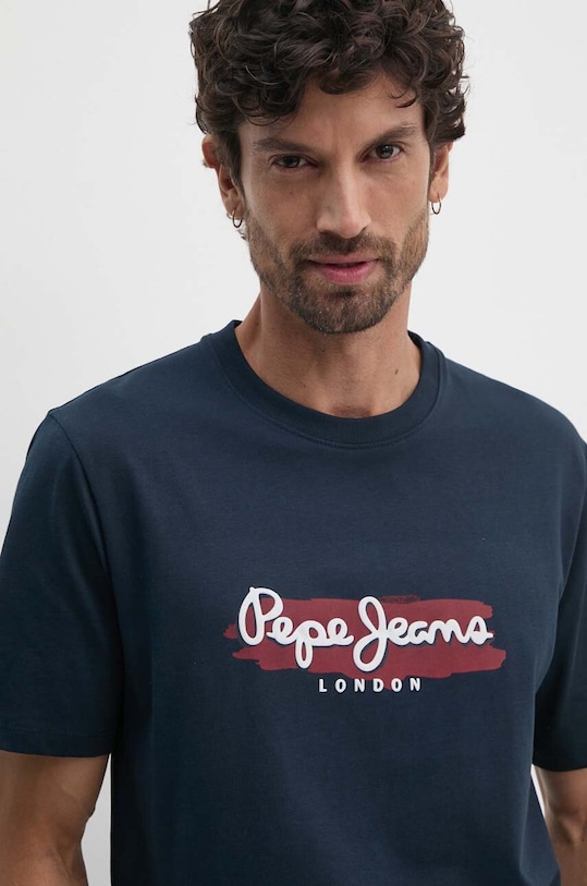 Odzież Pepe Jeans t-shirt ARSHAM PM509713 granatowy