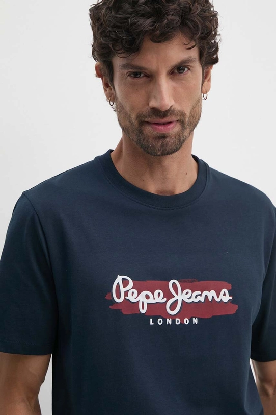 Oblečenie Tričko Pepe Jeans ARSHAM PM509713 tmavomodrá