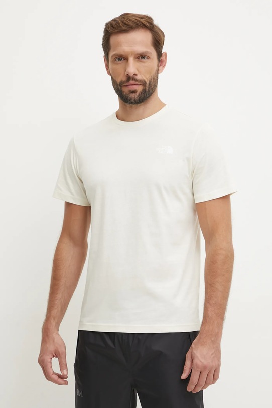 Oblečení Bavlněné tričko The North Face Redbox NF0A87NP9IX1 béžová