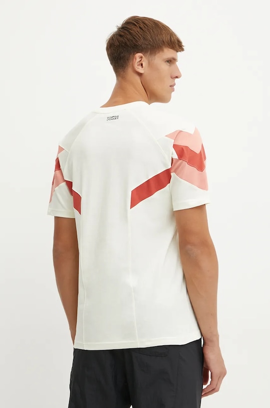 Oblečení Tričko adidas Originals Olympique Lyon IS6489 béžová