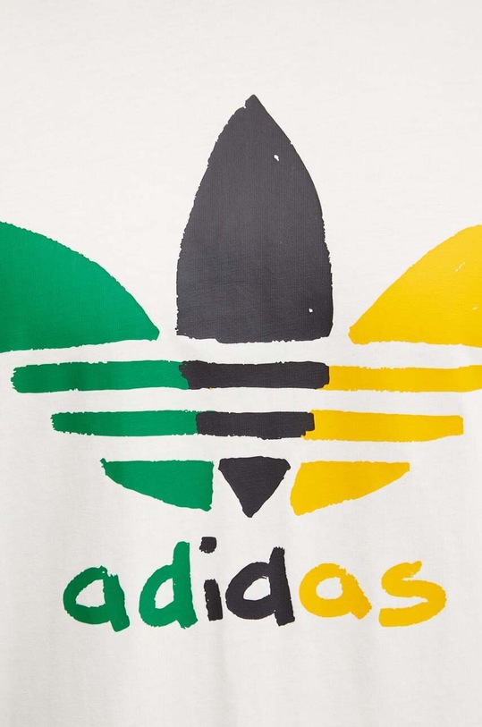 Bavlněné tričko adidas Originals IX6716 béžová