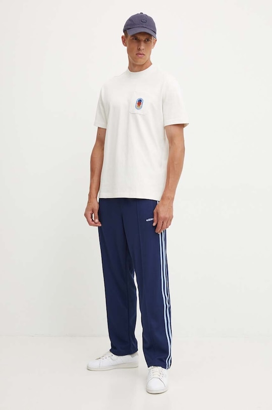 adidas Originals tricou din bumbac IX6754 bej AW24