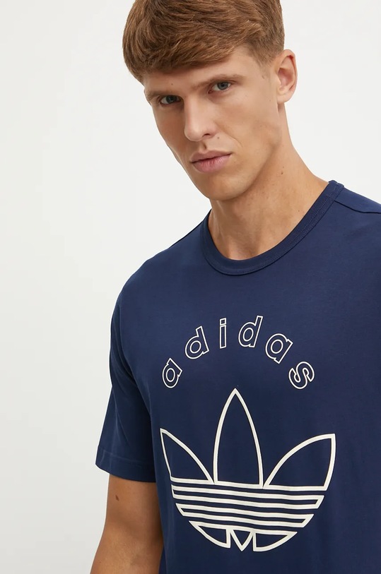 adidas Originals t-shirt granatowy IX9598