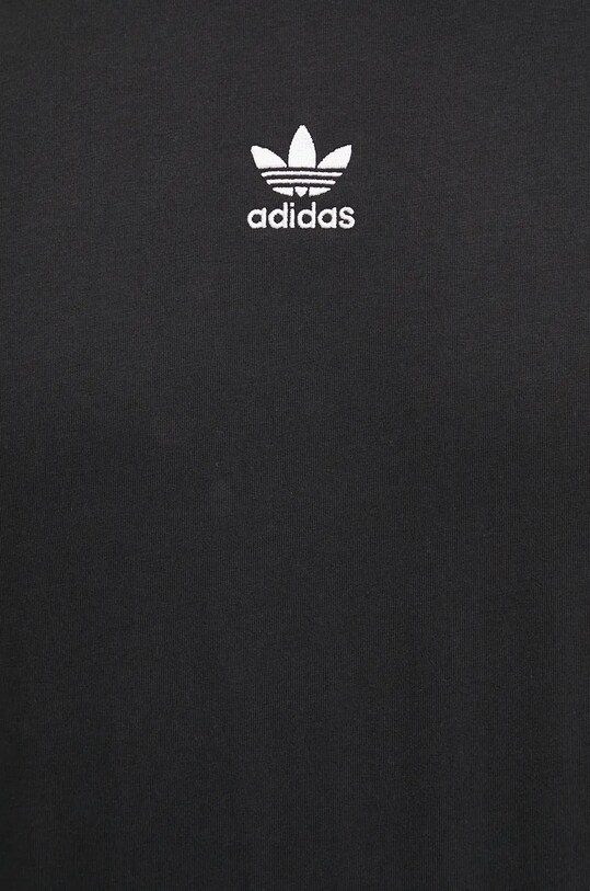 Хлопковая футболка adidas Originals IX9648 чёрный