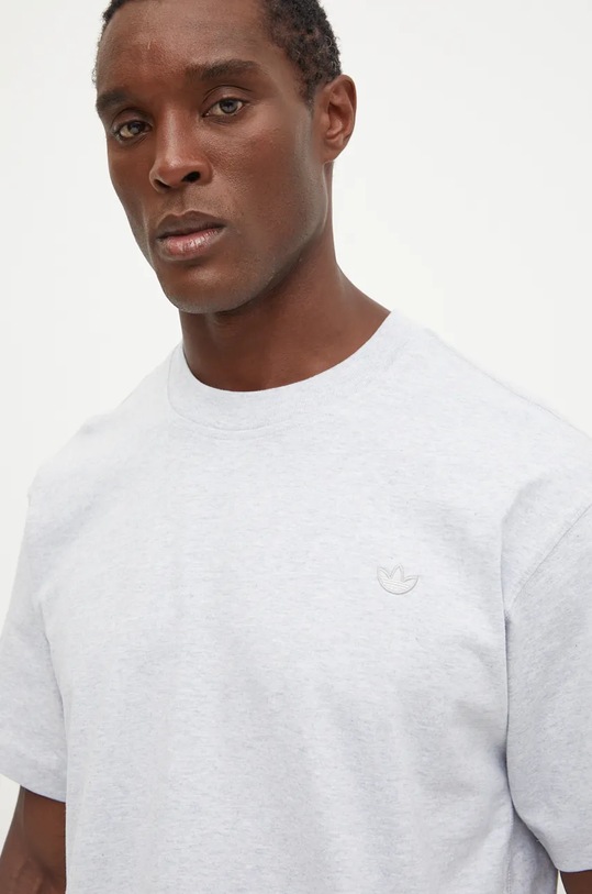 Bavlněné tričko adidas Originals šedá IY2254