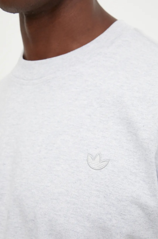 Bavlněné tričko adidas Originals IY2254 šedá