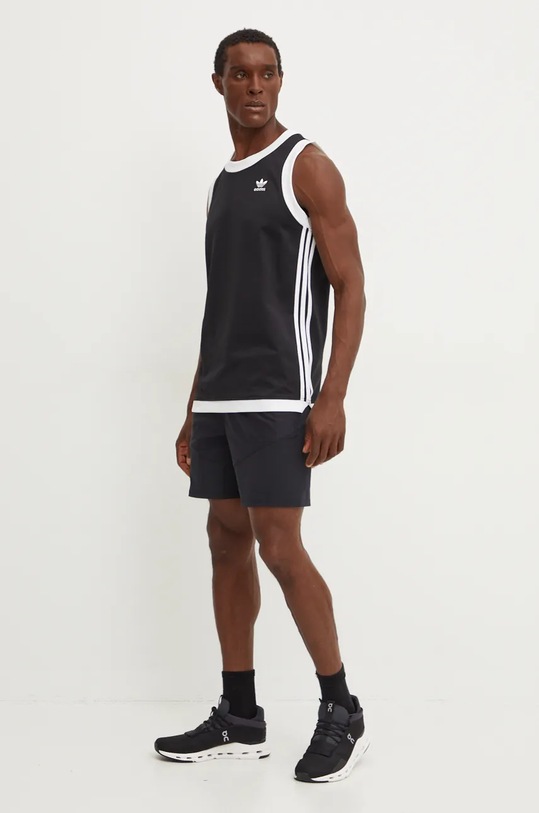 adidas Originals t-shirt Adicolor IZ1830 czarny AW24