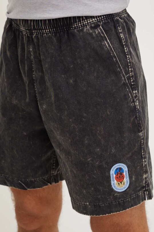 adidas Originals pantaloni scurti din bumbac gri IZ2548