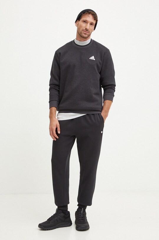 Хлопковая футболка adidas Originals IZ2551 серый AW24