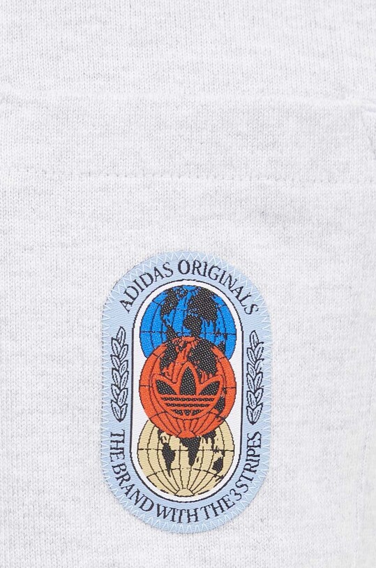 Бавовняна футболка adidas Originals IZ2552 сірий