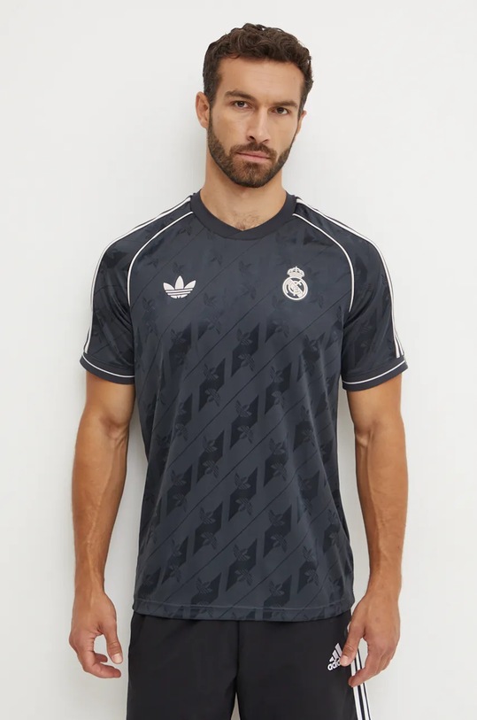 adidas Originals t-shirt Real Madrid regolare nero JI9481