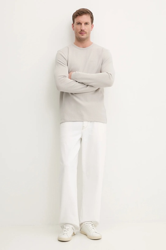 BOSS Orange longsleeve 50520725 beżowy SS26