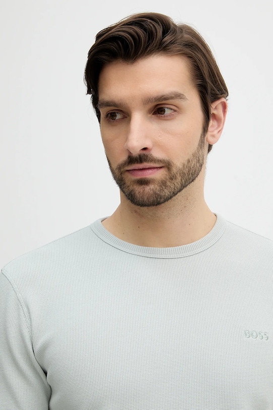 BOSS Orange longsleeve turkusowy 50520725