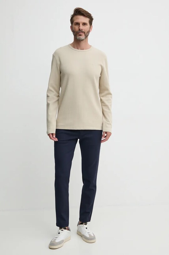 Longsleeve Boss Orange 50520725 μπεζ SS25