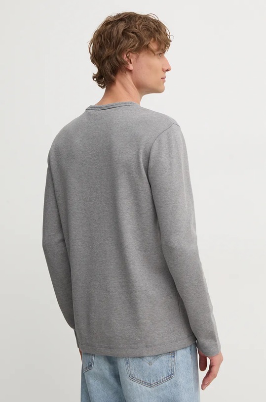 Oblečenie Tričko s dlhým rukávom Boss Orange 50520725 sivá