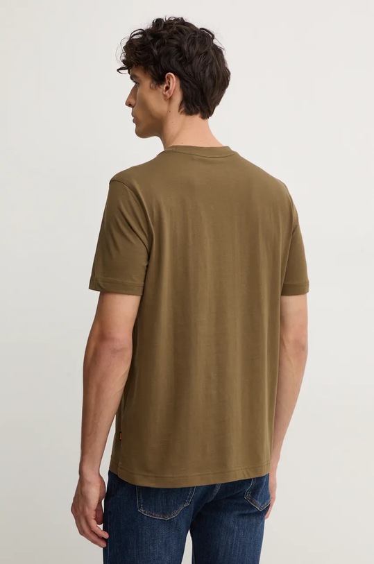 Oblečení Bavlněné tričko Boss Orange 50528190 zelená