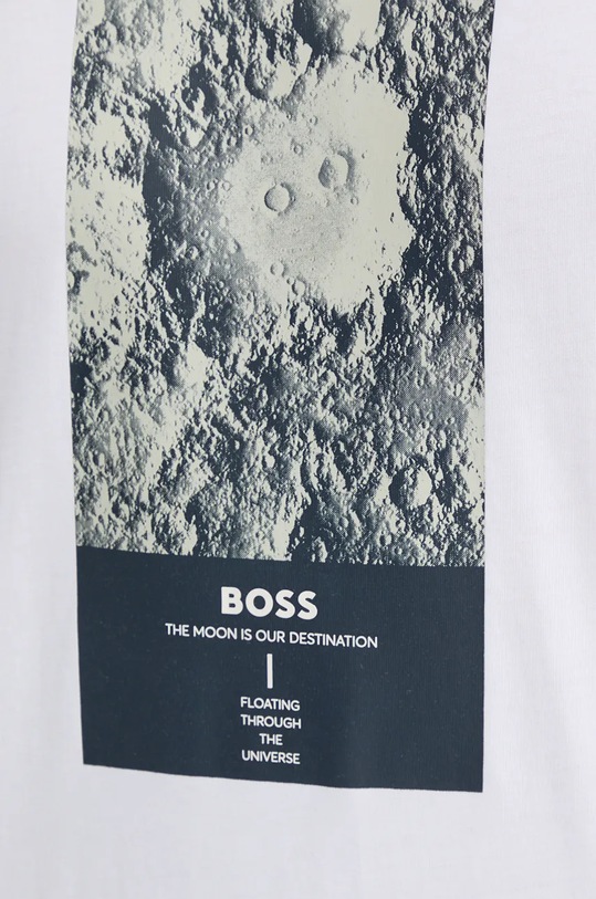 Bavlněné tričko Boss Orange 50528209 bílá