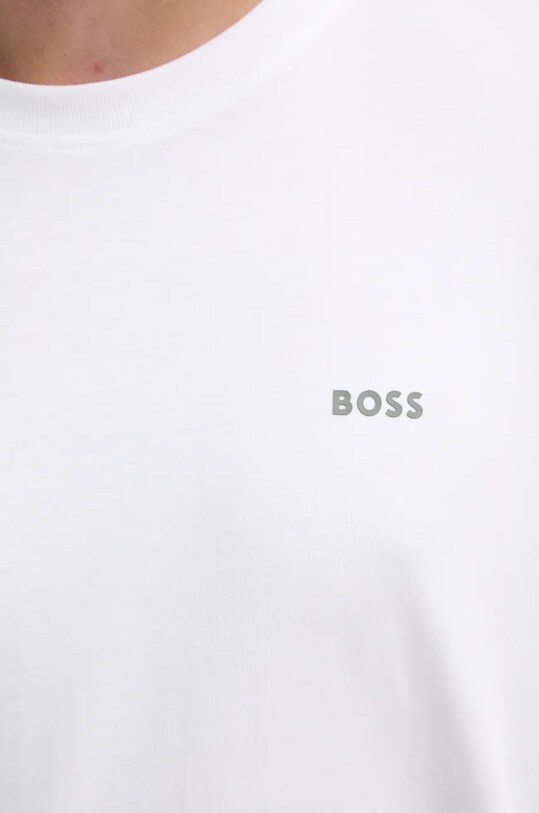 BOSS Orange longsleeve bawełniany 50528213 biały