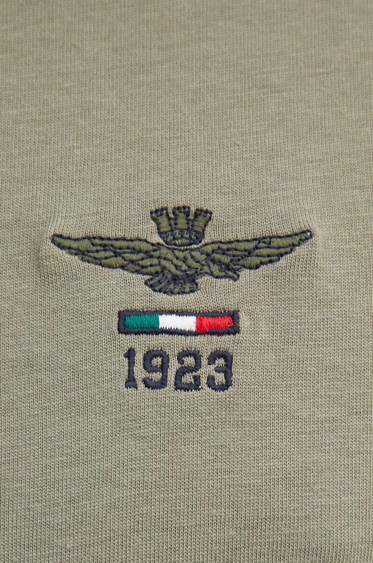 Aeronautica Militare tricou din bumbac TS2301J592 verde