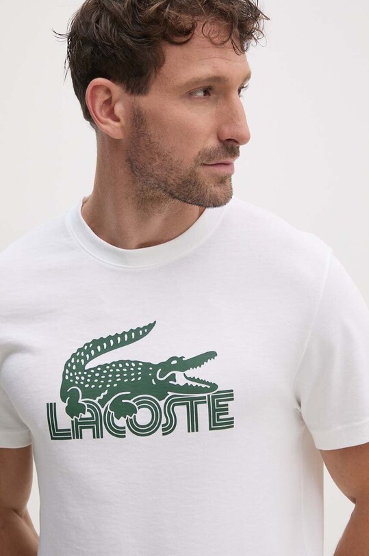 Lacoste tricou TH2508 bej AW24