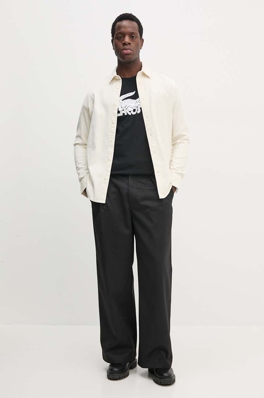 Lacoste t-shirt TH2508 czarny AW24