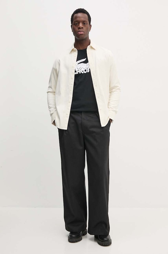 Lacoste t-shirt TH2508 czarny AW24