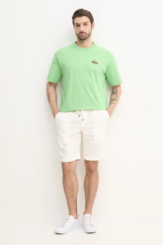 Lacoste tricou TH2745 verde SS25