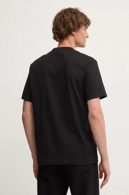 Abbigliamento Lacoste t-shirt in cotone TH3836 nero