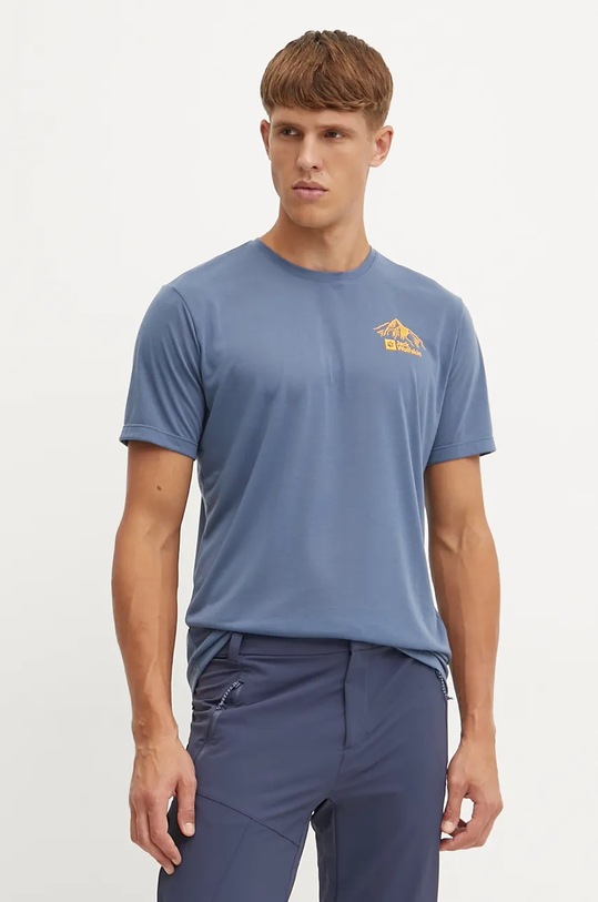 Sportska majica kratkih rukava Jack Wolfskin Vonnan A62314 plava AW25