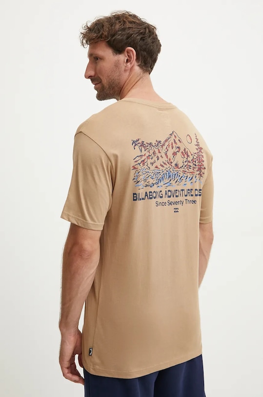 Îmbrăcăminte Billabong tricou din bumbac State Park ABYZT02471 bej