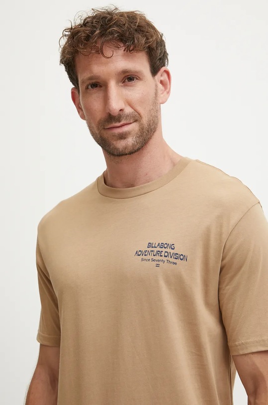 Billabong tricou din bumbac State Park bej ABYZT02471