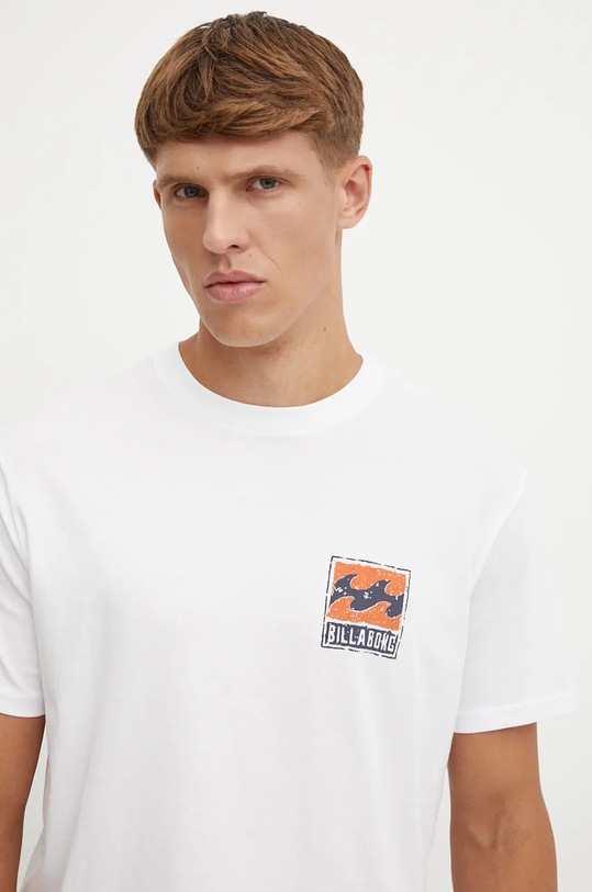 Billabong t-shirt Stamp biały EBYZT00145