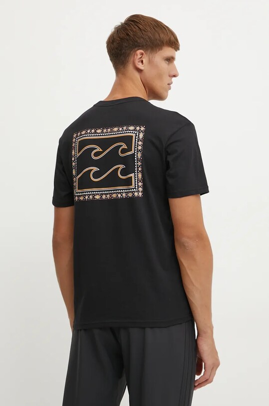 Одежда Хлопковая футболка Billabong Crayon Wave ABYZT02443 чёрный