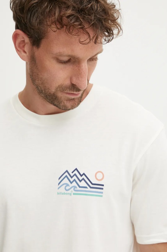 Bavlněné tričko Billabong Range béžová ABYZT02467