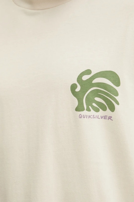 Bavlnené tričko Quiksilver Creations Mor AQYZT09904 béžová
