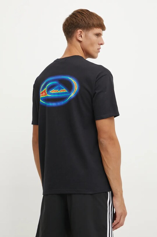 Oblečení Tričko Quiksilver Thermal Logo Mer AQYZT09916 černá