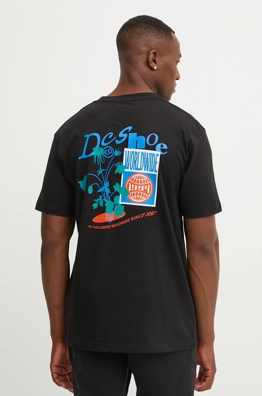 Бавовняна футболка DC Transfer чорний ADYZT05411