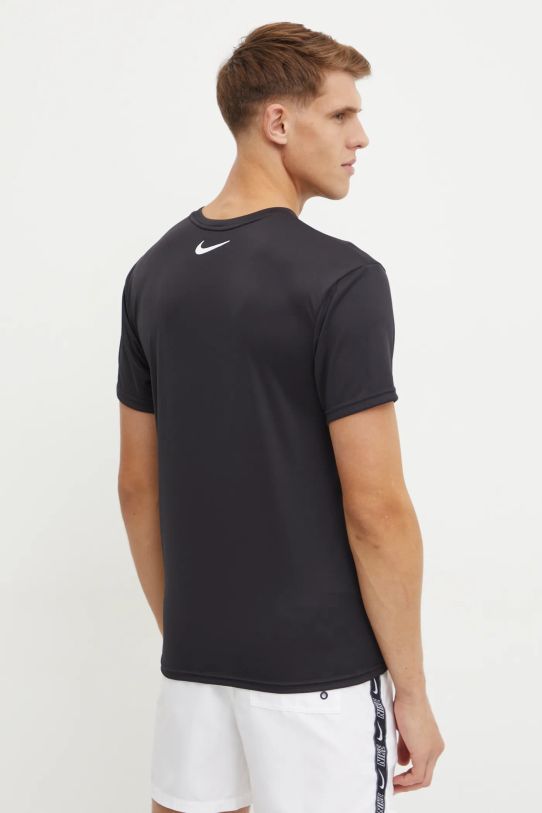 Îmbrăcăminte Nike tricou sport Stacked Swoosh NESSE512 negru