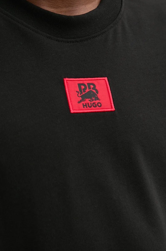 HUGO tricou din bumbac x RACING BULLS 50530039 negru