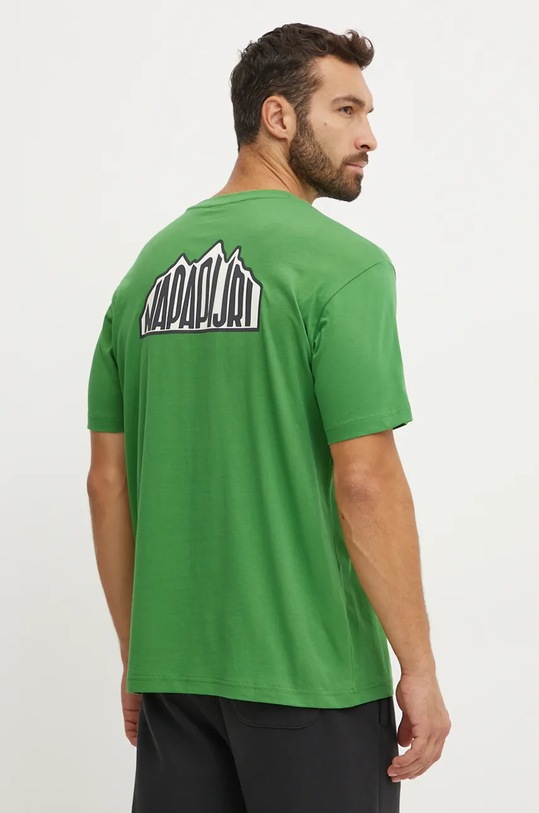 Îmbrăcăminte Napapijri tricou din bumbac S-Linth NP0A4I39G1T1 verde